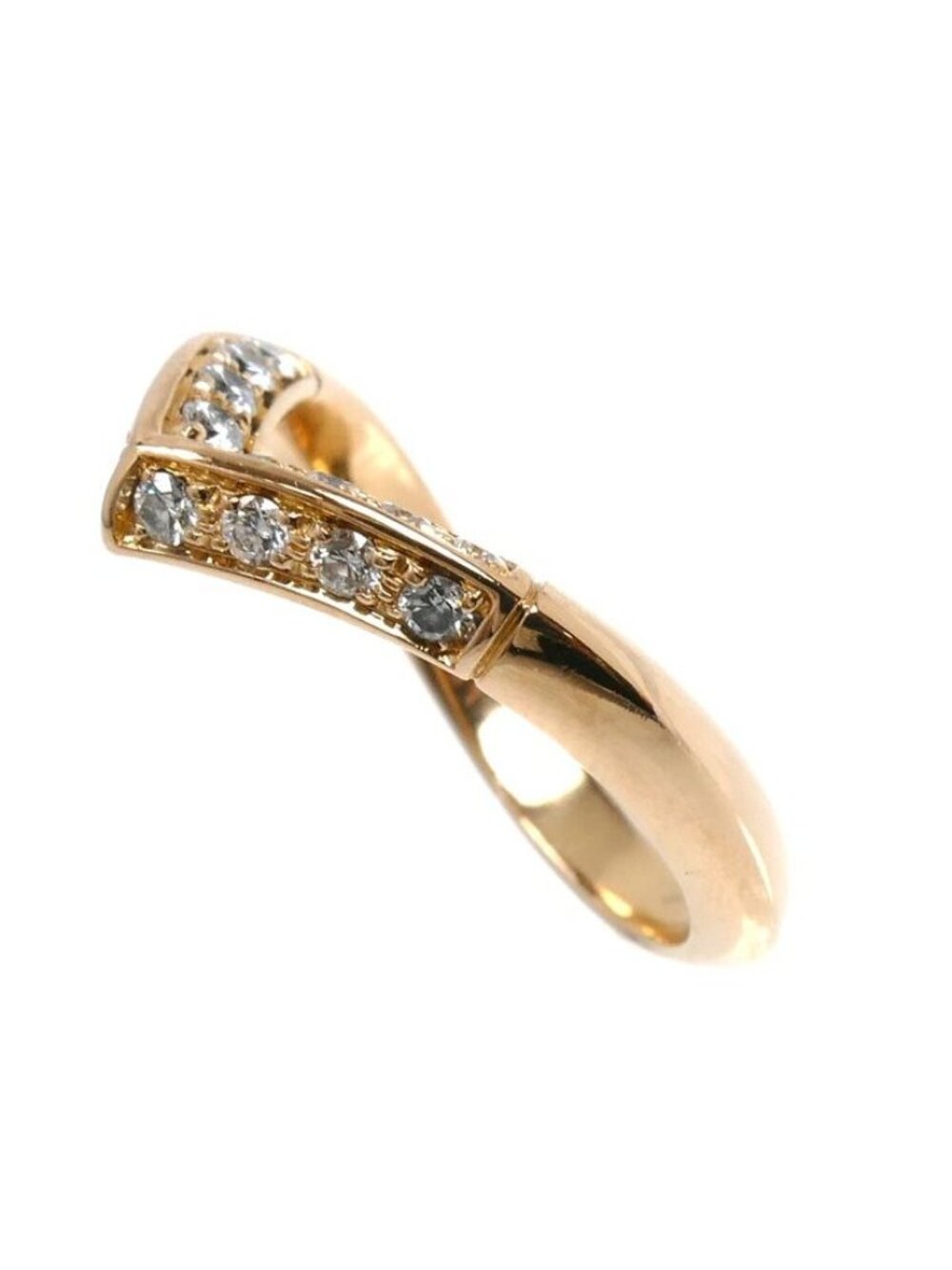 Louis Vuitton 18K Pink Gold Ring Diamond 49 - Picture 2 of 8